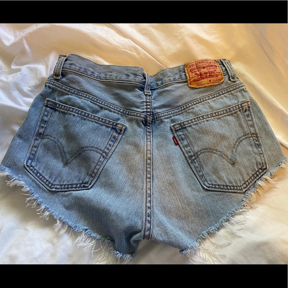 Levi denim jean shorts